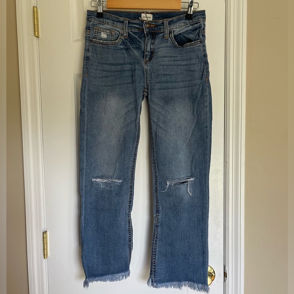 Sneak Peek Denim - Sneak Peek Women’s Mid Rise Distressed Denim - 5